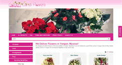 Desktop Screenshot of goldenlandflowers.com