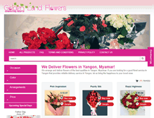 Tablet Screenshot of goldenlandflowers.com